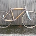 Frame with test wheels and fork