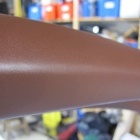 After 3 coats of brown - finish was a little matt or satin