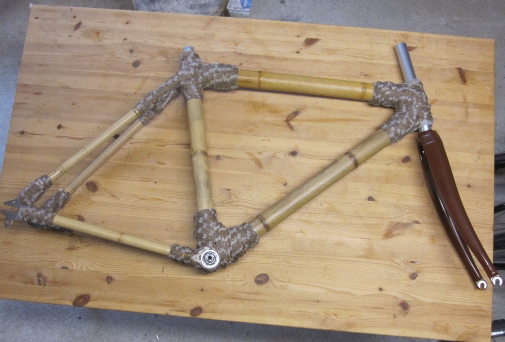 The completed frame and fork