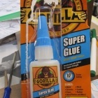 The quick setting glue (or super glue) that I used
