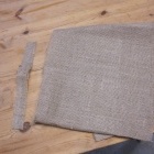 Hessian cloth and piece used for caulking of hemp rope gaps