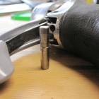 Hinge pin for brake lever nechanism