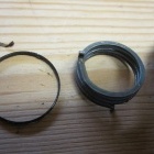 Closeup of sequence and forward facing orientation of coverplate spring