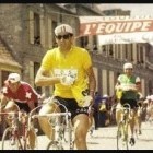 1960 Tour de France - Gastone Nencini in Yellow (and the ultimate winner of the race) on a Carpano Team Bike