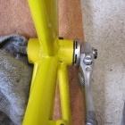 .... and wrench attached to Cyclo Tool - to be stood on and hammered