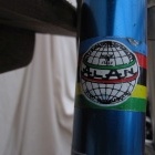 Closeup of Seat Tube and Original Alan Decal