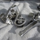 Front (Shimano 105 - from 1991) and rear (Shimano 600 from 1986-88) derailleurs - bought locally