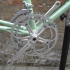 Nice shot of the chainset on the frame - also you can see the ront derailleur