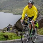 Gap of Dunloe on the 15% ramp with Auger Lake in background - photo by Brendan Slattery