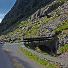 A better weather view of the road through The Gap of Dunloe